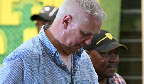 Flemming Berg was hurled with water by a supporter at Loftus Stadium.